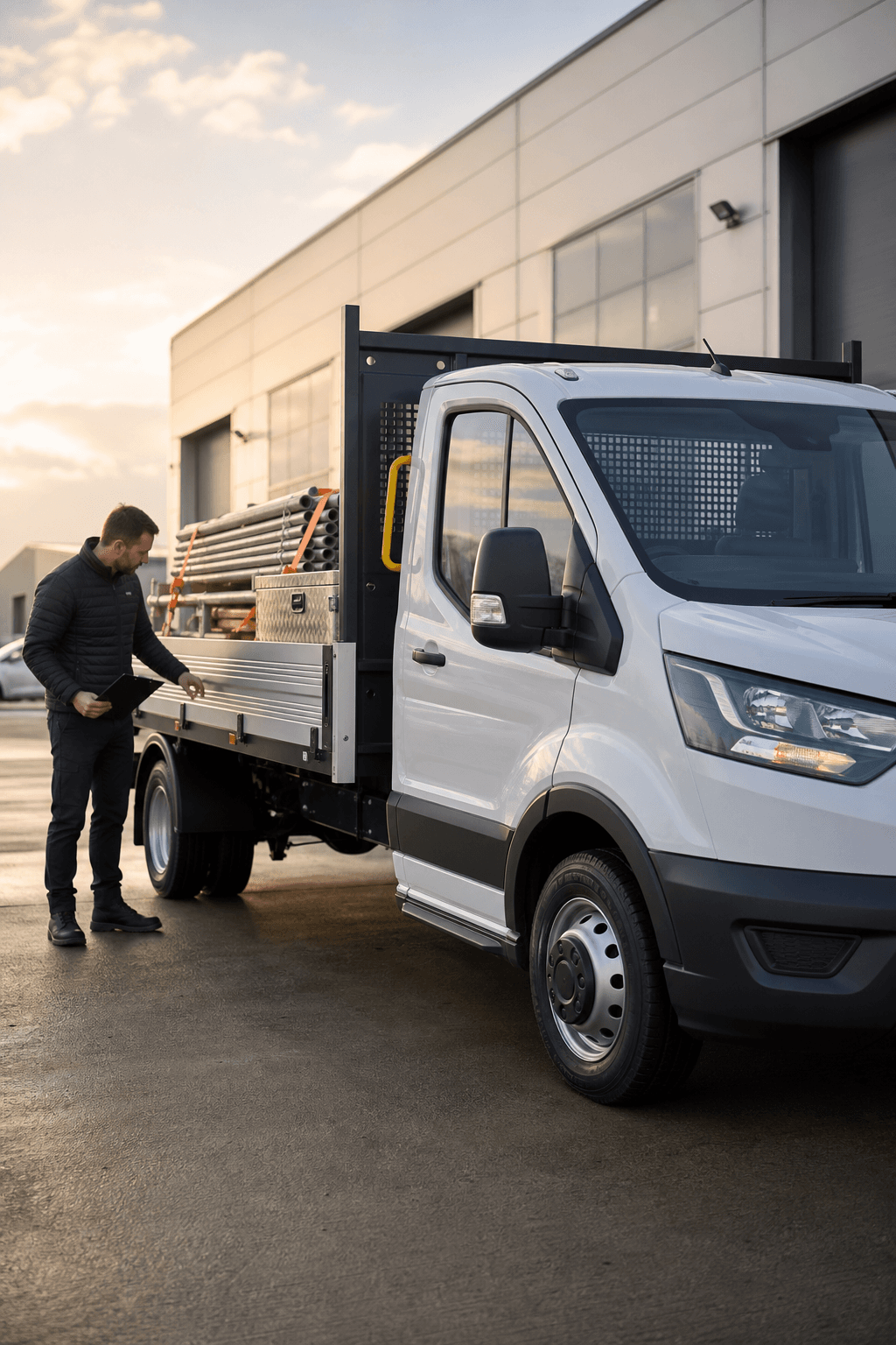 Large panel van with a high payload used for heavier commercial loads